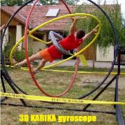 Gyroscope 3D karika bérlés