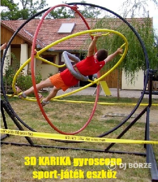 Gyroscope 3D karika bérlés