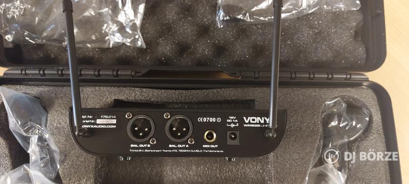 Vonyx WM82 típusú vezeték nélküli mikrofon szett