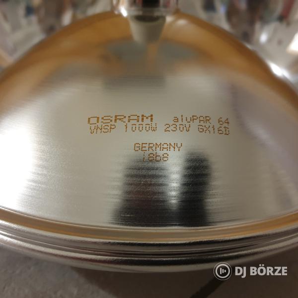 OSRAM aluPAR64 1000W VNSP izzók újszerű állapotban eladók