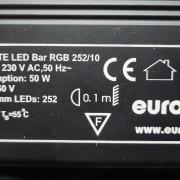 4 DB - EUROLITE - LED BAR-252 RGB 10mm