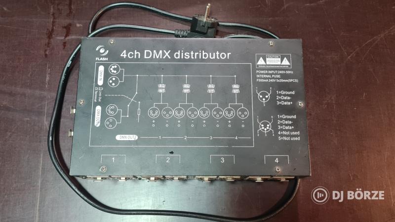 FLASH 4 csatornás DMX splitter