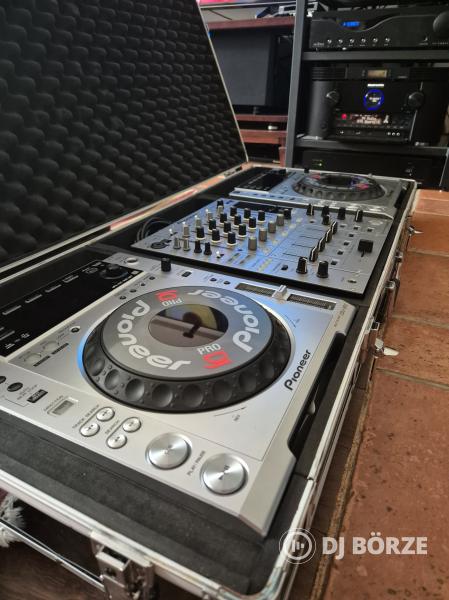 Pioneer DJM-850S + CDJ 850S rack-ben