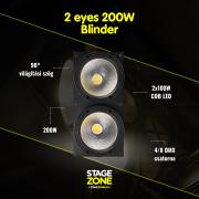 StageZone 2eyes 200W LED COB Blinder