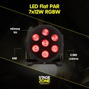 StageZone LED Par 7x12W RGBW