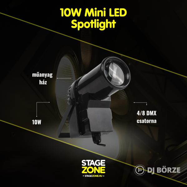 StageZone 10W Mini LED Spotlight