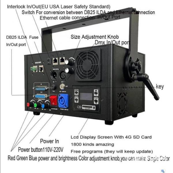 EMMA LIGHT EM-RGB270 5W RGB LASER 30/40 KPPS