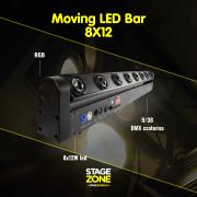 StageZone 8x12W Moving LED BAR