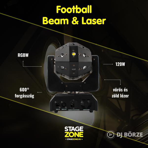 StageZone Football Beam&Laser