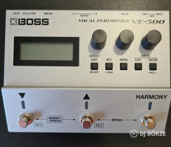 BOSS VE-500 gitár ének processzor