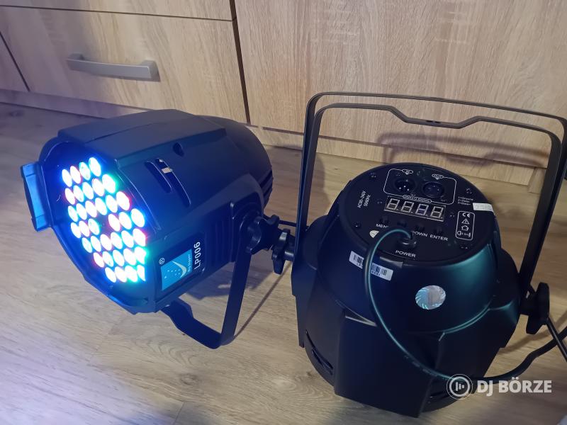 4db van! RGB 36x3w Led par 64 Alu házas igényes kivitel (beszámítás is) hétvégén is!