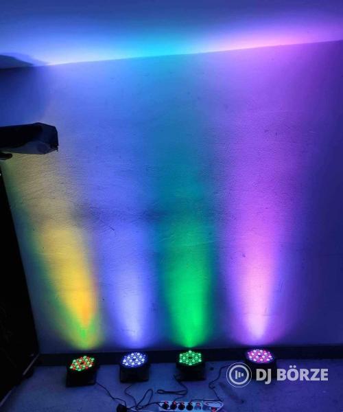 RGB LED  PAR Falszínező lámpák