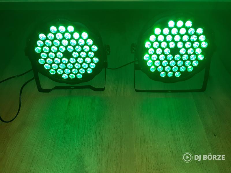 Adam hall fényállvány, 20db 54 rgb multichip-es par, vezérlő egyben (beszámítás is)