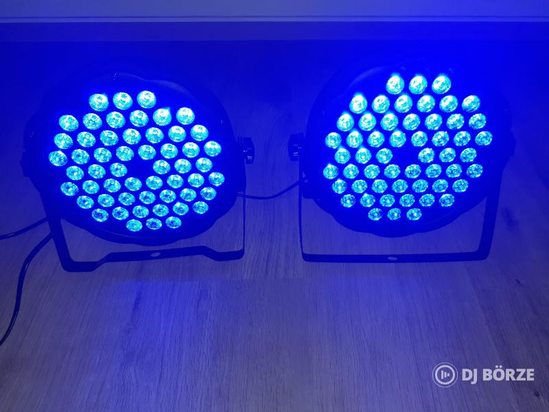 Adam hall fényállvány, 20db 54 rgb multichip-es par, vezérlő egyben (beszámítás is)