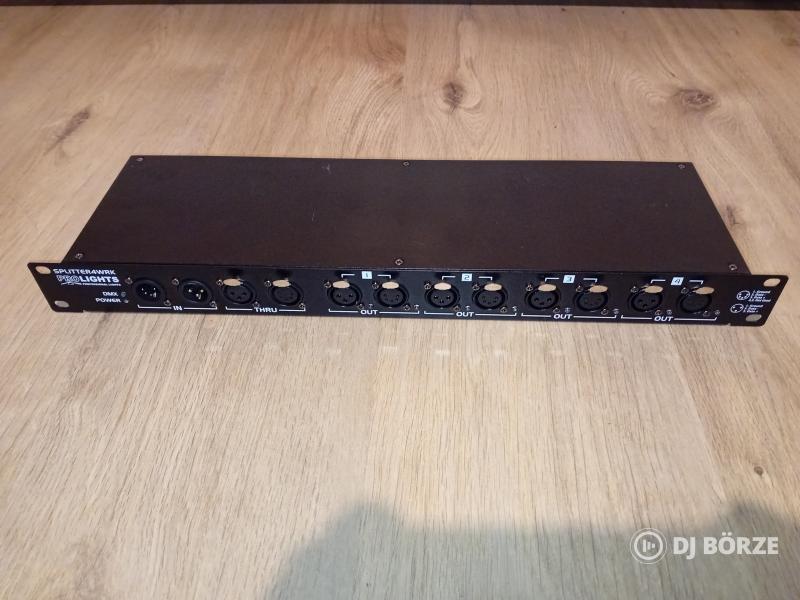 Eurolite EDX-4RT DMX RDM Dimmer Dimmer, Pro lights splitter 4 wrk Dmx spitter(Beszámítás is)