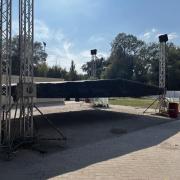 Global Truss 9x7 Komplett színpadfedés