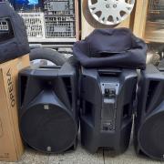 DB Technologies CROMO 15"(40cm), DB 715DX, 512DX, 405, 212, JBL JRX 118SP 18", ALTO