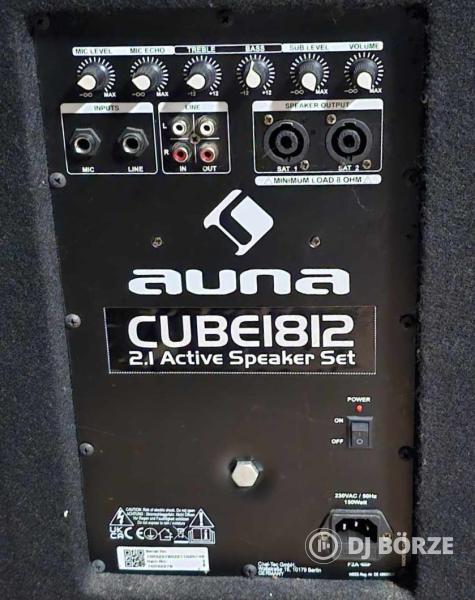 AUNA CUBE1812 AKTÍV 2.1 subwoofer max 1100W