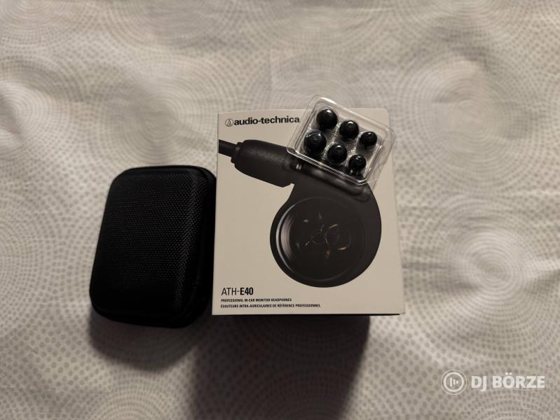 Audio-Technica ATH-E40 fekete fülmonitor eladó