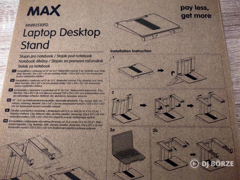 MAX MNM1510FD prémium összecsukható konzol