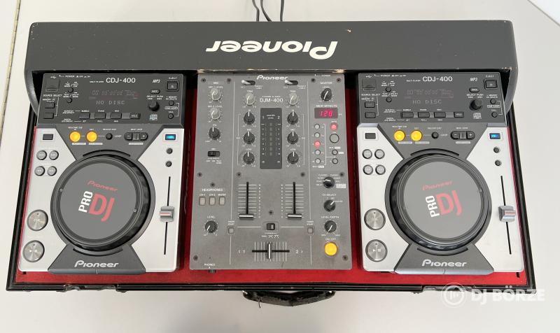 Pioneer CDJ-400 (2X), DJM-400, Rack