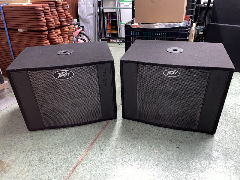 Peavey Pro-SUB15 mélyláda pár, 300W RMS, Veiger puhatokkal