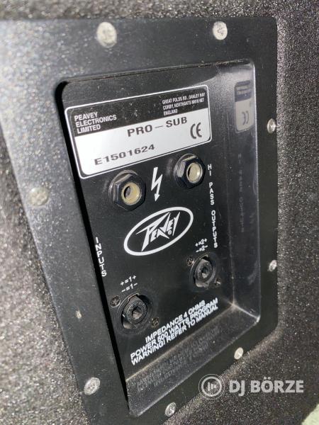 Peavey Pro-SUB15 mélyláda pár, 300W RMS, Veiger puhatokkal