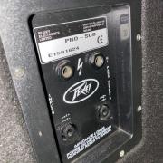 Peavey Pro-SUB15 mélyláda pár, 300W RMS, Veiger puhatokkal