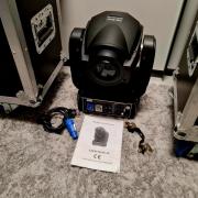 Moving Head LED 90W spot robotlámpa rackban (dupla gobo, prizma)