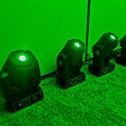 Moving Head LED 90W spot robotlámpa rackban (dupla gobo, prizma)