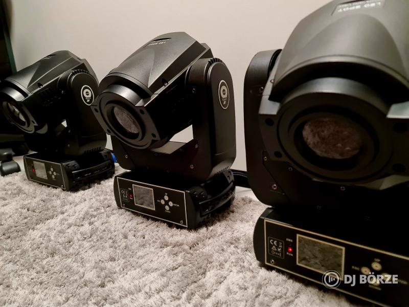 Moving Head LED 90W spot robotlámpa rackban (dupla gobo, prizma)