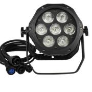 FTS LED 7x18W RGBWA+UV (Alumíniumházas) IP65 Kültéri par lámpa