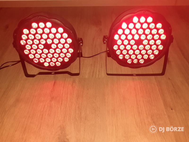 4db rgb par 64 (54 led 3in 1 multichip) beszámítás is(Bp.- Debrecen)