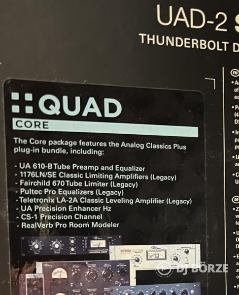 UAD-2 Satellite Thunderbolt QUAD CORE DSP kártya