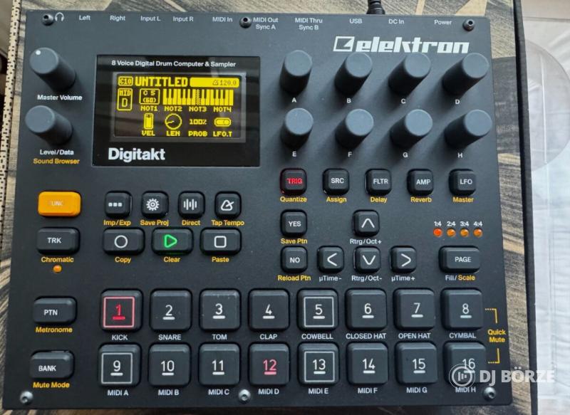 Elektron Digitakt - dobgép és sampler.