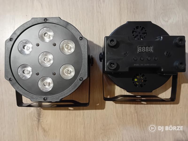 2db van led par rgbwa uv 7x18w fűzhető tápos(beszámítás is) Garanciás, hibátlan állapotban.