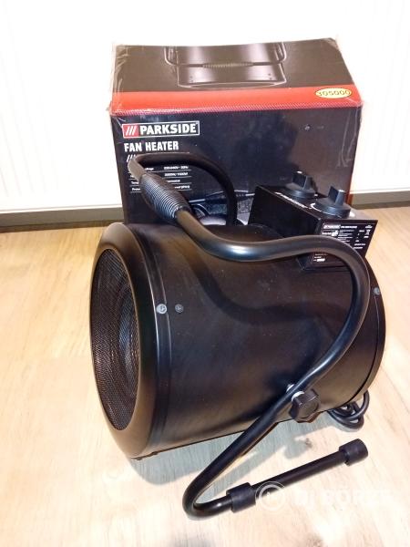 Sátorfűtés.Parkside fan heater phg 3000 d4 (hősugárzó 1500/3000W)