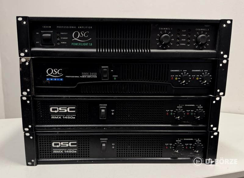 QSC Powerlight 1.8, QSC RMX 2450, QSC RMX 1450a