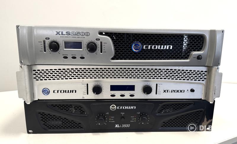 Crown XLS 2500, Crown XTi 2000, Crown XLi 3500