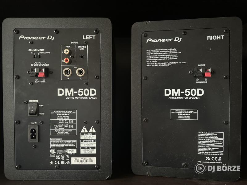 Pioneer DJ DM-50D Monitor Hangfal