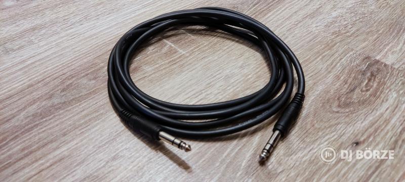 Belga Procab gitárkábel hangszer kábel 6,3mm 3,5mm aranyozott jack dugó csatlakozó gitár