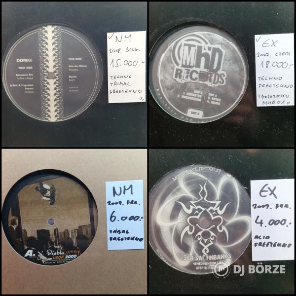 Eladó TECHNO vinyl hanglemez gyűjtemény