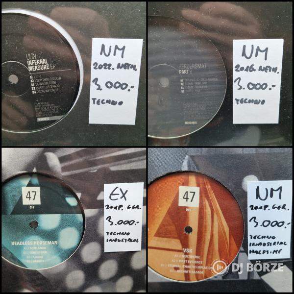 Eladó TECHNO vinyl hanglemez gyűjtemény