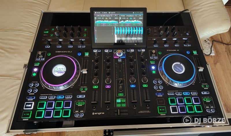 Denon Dj Prime 4! Nem Dj-től!Gyönyörű, hibátlan állapotú hobbi pultom eladó!