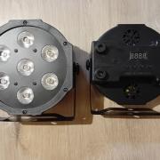 2db van led par rgbwa uv 7x18w fűzhető tápos(beszámítás is)