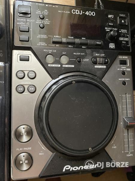 Pioneer CDJ 400-as pár / Reloop RMX 10 Bt szett (+Decksaverek,+Rack)