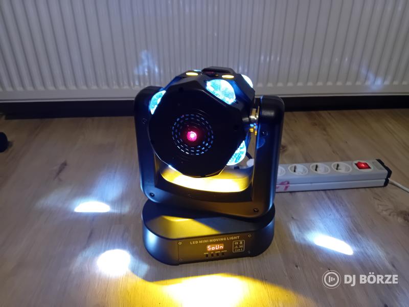 Középfény!Dupla rgbw led, dupla RG lézer, 4db Led strobi (beszámítás is) Saját videó!