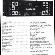 Amtech 1000W svéd 4x250W vagy 2x500W kuriózum végfok