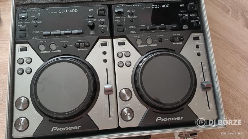 Pioneer CDJ 400 pár keverővel igény esetén MacBook pro