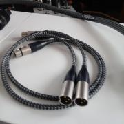 Eladó 2 db luxor audio hálózati tápkábel + 1 db luxor audio XLR kábel